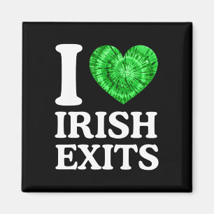 Ierse Uitgang Funny St Patricks Day Iers Afscheid  Magneet