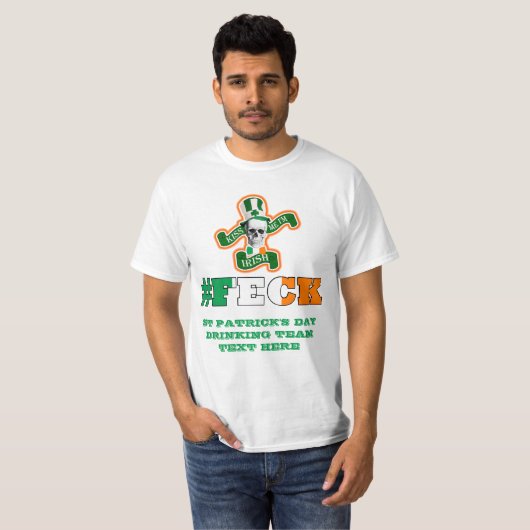 Ierse uitwerpselen St Patricks day T-shirt (Voorkant volledig)