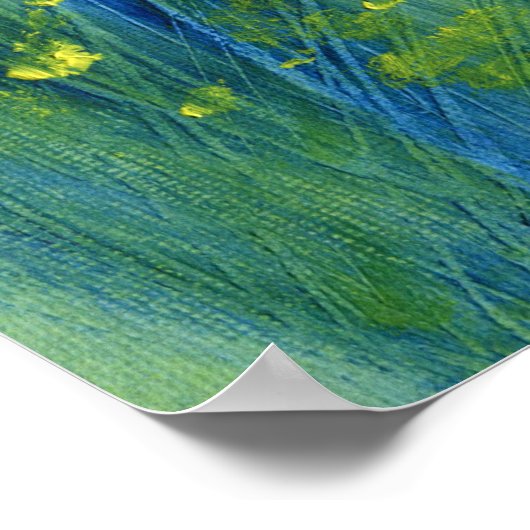 Ierse velden schilderen poster (Hoek)