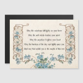 Ierse verbijstering met Elegant Floral Border (Voorkant / Achterkant)