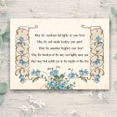 Ierse verbijstering met Elegant Floral Border