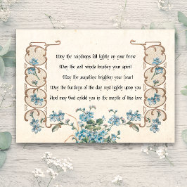 Ierse verbijstering met Elegant Floral Border