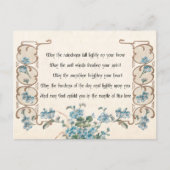 Ierse verbijstering met Elegant Floral Border Briefkaart (Voorkant)