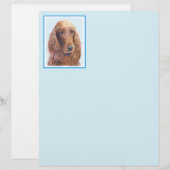 Ierse vereffeningskunst - Cute Original Dog Art (Voorkant / Achterkant)