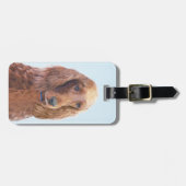 Ierse vereffeningskunst - Cute Original Dog Art Bagagelabel (Voorkant horizontaal)