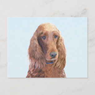 Ierse vereffeningskunst - Cute Original Dog Art Briefkaart