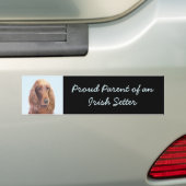 Ierse vereffeningskunst - Cute Original Dog Art Bumpersticker (Op auto)