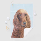 Ierse vereffeningskunst - Cute Original Dog Art Golfhanddoek (Insitu)