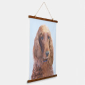 Ierse vereffeningskunst - Cute Original Dog Art Hangend Wandkleed (Gebogen)