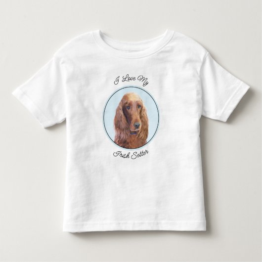 Ierse vereffeningskunst - Cute Original Dog Art Kinder Shirts (Voorkant)
