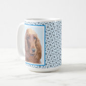 Ierse vereffeningskunst - Cute Original Dog Art Koffiemok (Voorkant links)