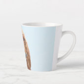 Ierse vereffeningskunst - Cute Original Dog Art Latte Mok (Rechts)