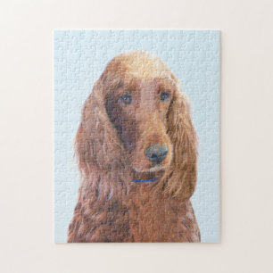 Ierse vereffeningskunst - Cute Original Dog Art Legpuzzel