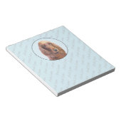 Ierse vereffeningskunst - Cute Original Dog Art Notitieblok (Schuin)