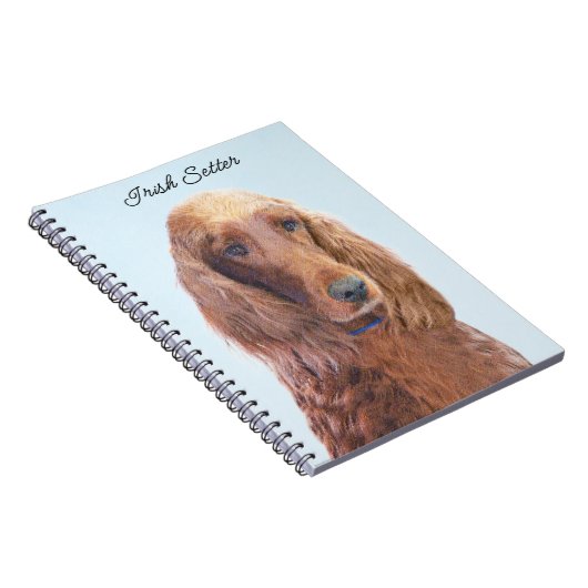 Ierse vereffeningskunst - Cute Original Dog Art Notitieboek (Rechterzijde)