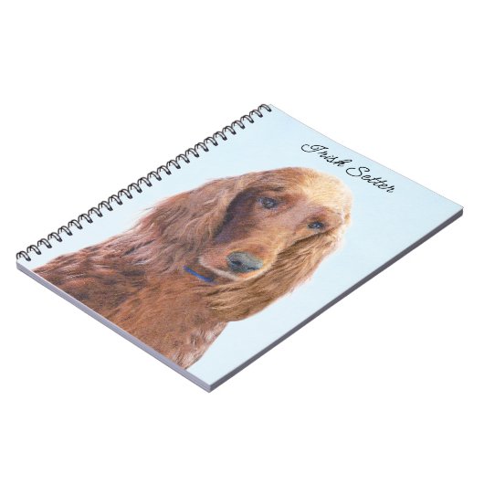 Ierse vereffeningskunst - Cute Original Dog Art Notitieboek (Linkerzijde)