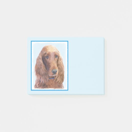 Ierse vereffeningskunst - Cute Original Dog Art Post-it® Notes (Voorkant)