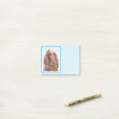 Ierse vereffeningskunst - Cute Original Dog Art Post-it® Notes (Op bureau)