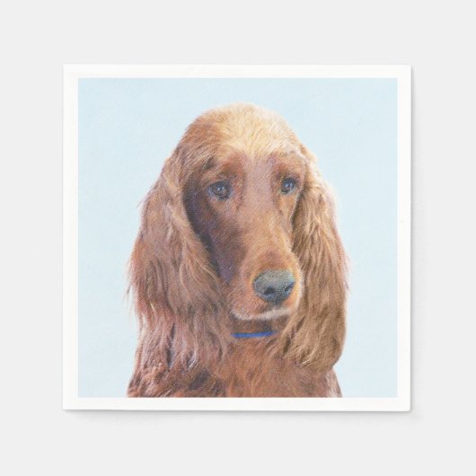 Ierse vereffeningskunst - Cute Original Dog Art Servetten (Voorkant)