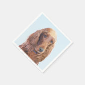 Ierse vereffeningskunst - Cute Original Dog Art Servetten (Hoek)