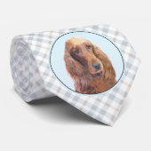 Ierse vereffeningskunst - Cute Original Dog Art Stropdas (Opgerold)