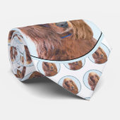 Ierse vereffeningskunst - Cute Original Dog Art Stropdas (Opgerold)