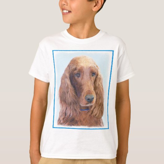 Ierse vereffeningskunst - Cute Original Dog Art T-shirt (Voorkant)