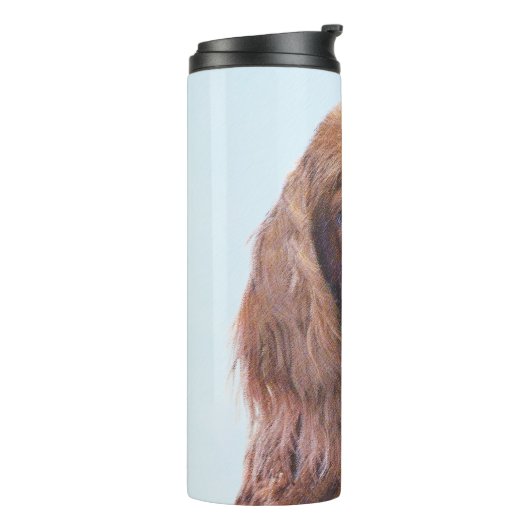 Ierse vereffeningskunst - Cute Original Dog Art Thermosbeker (Gedraaid links)