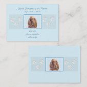 Ierse vereffeningskunst - Cute Original Dog Art Visitekaartje (Voorkant / Achterkant)