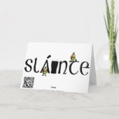 Ierse verjaardag kaart (Achterkant)