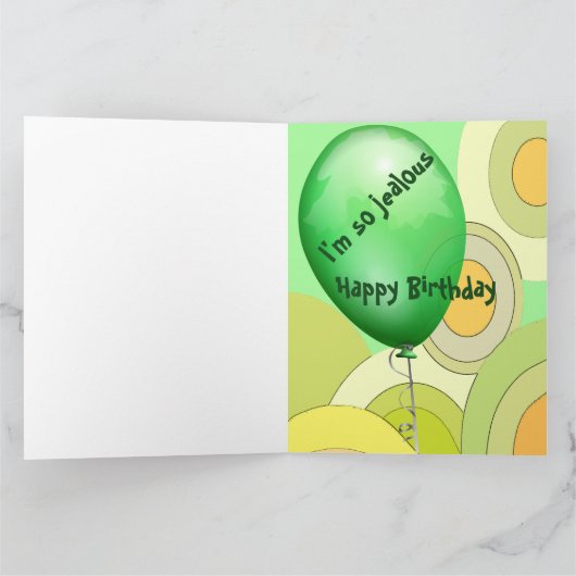 Ierse verjaardag kaart (Binnen)