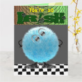 Ierse verjaardag kaart (Gele Bloem)