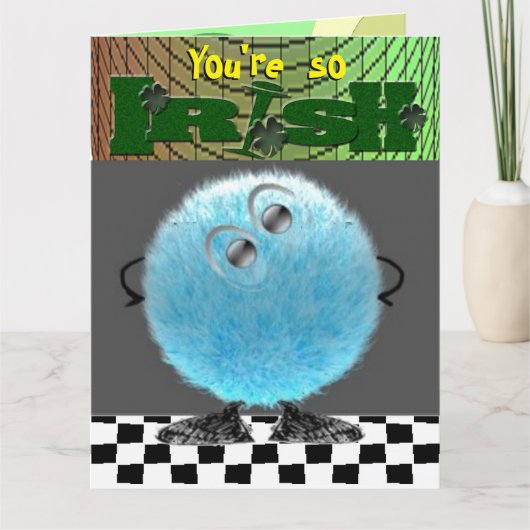 Ierse verjaardag kaart (Voorkant)