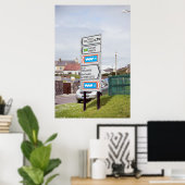 ierse verkeersborden in kerry poster (Thuiskantoor)