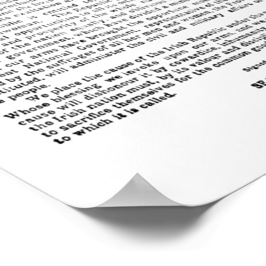 Ierse veroordeling van 1916 poster (Hoek)