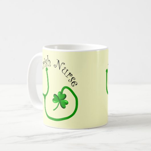 Ierse verpleegsters T-Shirts en Gifts Koffiemok (Voorkant links)