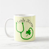 Ierse verpleegsters T-Shirts en Gifts Koffiemok (Links)