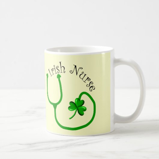 Ierse verpleegsters T-Shirts en Gifts Koffiemok (Rechts)