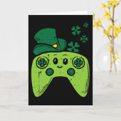 Ierse Videogame Controller St Patrick Dag Gamer B Kaart (Gele Bloem)