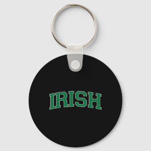 Ierse vintage St. Patrick's Day T-shirt groen retr Sleutelhanger