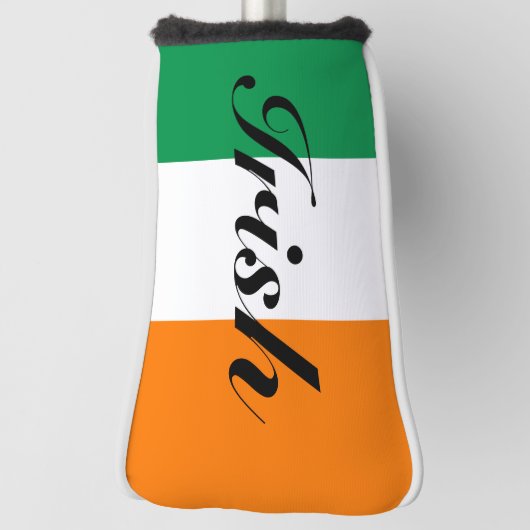 Ierse vlag aangepaste golfkopsokken golfheadcover (Draai 90)