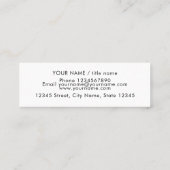 Ierse vlag aangepaste mini-visitekaartje mini visitekaartje (Achterkant)