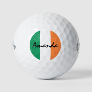 Ierse vlag Aangepaste naam cwb gbcnt Golfballen