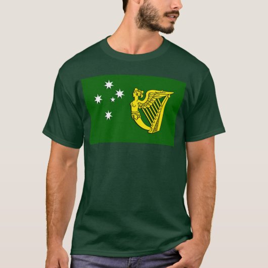 Ierse vlag Australië T-shirt (Voorkant)