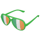 Ierse vlag - Aviator Party Shades! Zonnebril (Gekanteld)