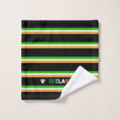 Ierse vlag bad handdoek (Wasdoekje)