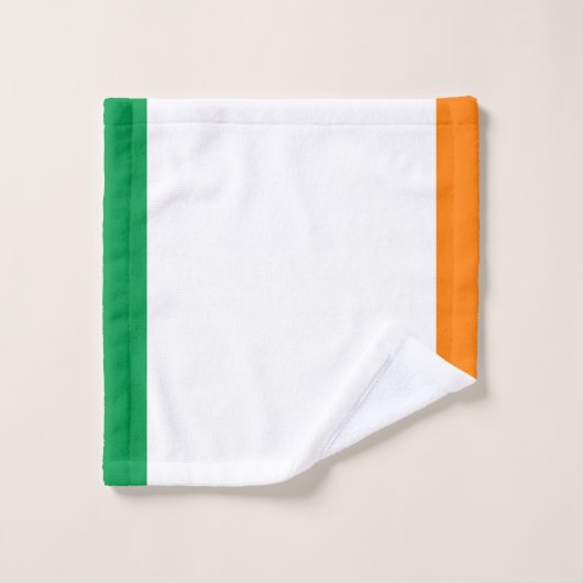 Ierse vlag bad handdoek (Wasdoekje)