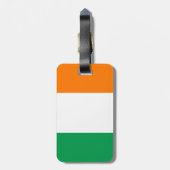 Ierse vlag bagagelabel (Achterkant verticaal)
