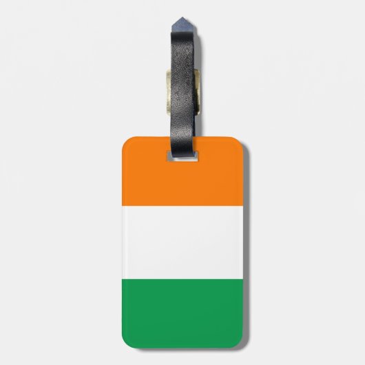 Ierse vlag bagagelabel (Achterkant verticaal)