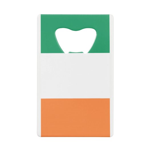Ierse vlag bot creditkaart flessenopener (Voorkant)